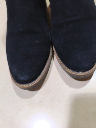 Botines de piel negros