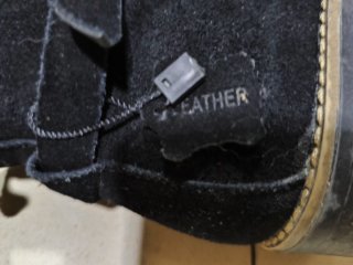 Botines de piel negros