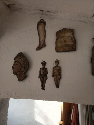 Figuras de metal antiguas