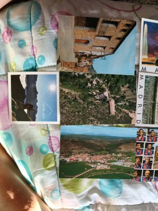 Lote 10 Postales Vintage Madrid, Barcelona