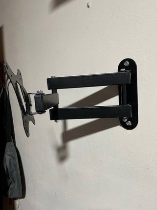 Soporte TV Pared Brazo Articulado Negro