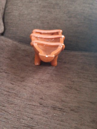 Mini asador de barbacoa de terracota