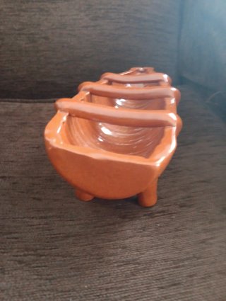 Mini asador de barbacoa de terracota