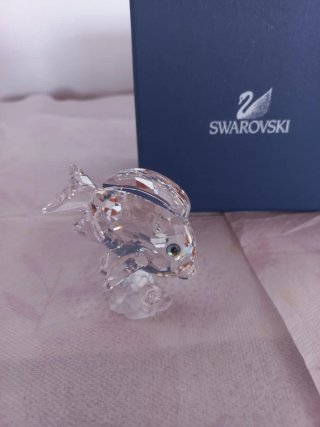 Figura Pesce Dottore Swarovski Crystal