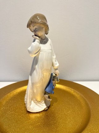 Figura Lladró NAO niña con payaso
