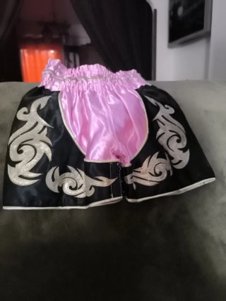 Guantes y pantalón Muay Thai Windy Rosa