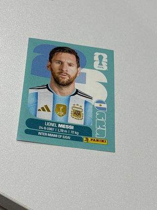 Cromo Mundial Messi Inter Miami CF