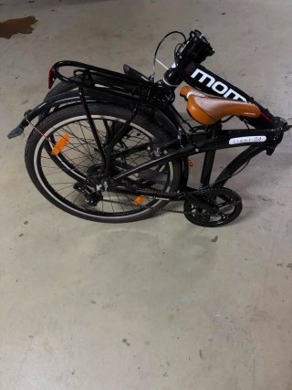 Bicicleta Plegable Moma Negra