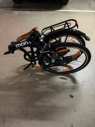 Bicicleta Plegable Moma Negra