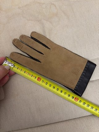 Guantes Loewe Piel Beige y Marrón