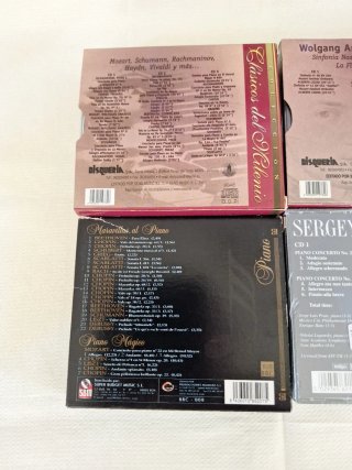 Lote 4 CDs Música Clásica Piano