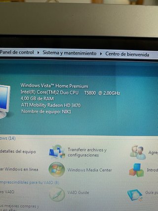 Portátil Sony VGN-FW21L Gris