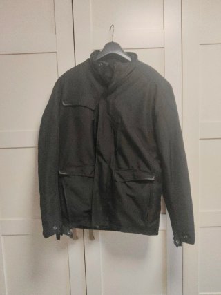 Chaqueta moto negra