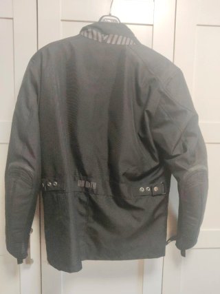 Chaqueta moto negra