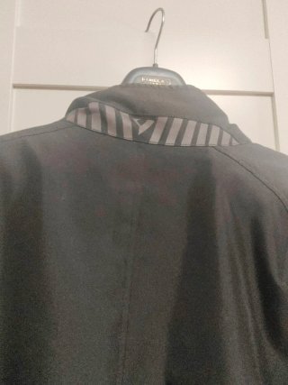 Chaqueta moto negra