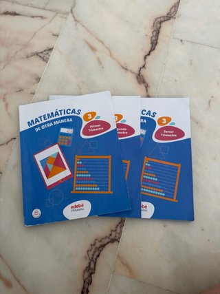 Libros Matematicas tercero primaria EDEBE