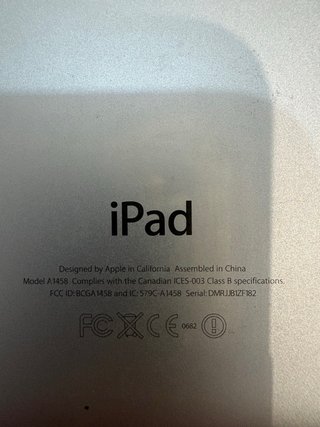 iPad 4ta Generación Negro