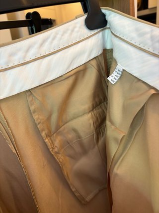 Pantalón fluido beige