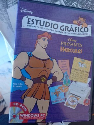 CD-ROM Disney Estudio Gráfico Hércules