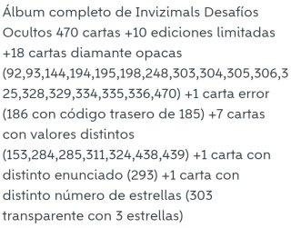 Álbum Invizimals Desafíos Ocultos Completo