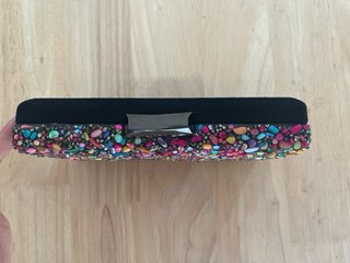 Bolso fiesta piedras multicolor