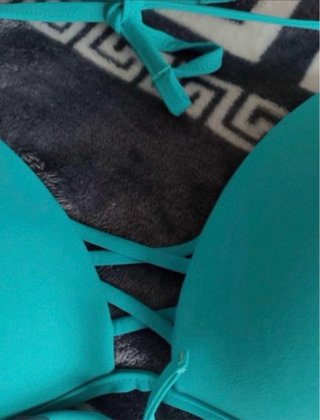 Sujetador bikini Calzedonia turquesa nuevo