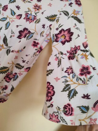 Camiseta estampada manga acampanada.TS