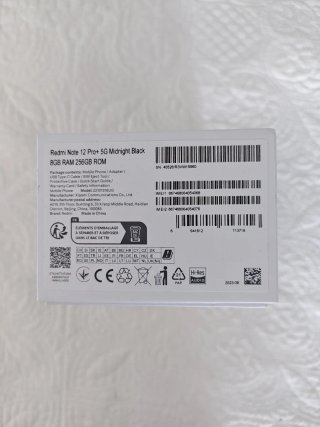 Xiaomi Redmi Note 12 Pro+ 5G nero