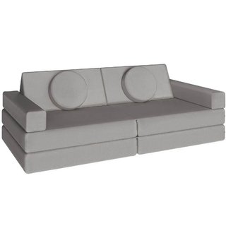 Divano da gioco Lilly, 8 pezzi, con funzione letto · Tessuto