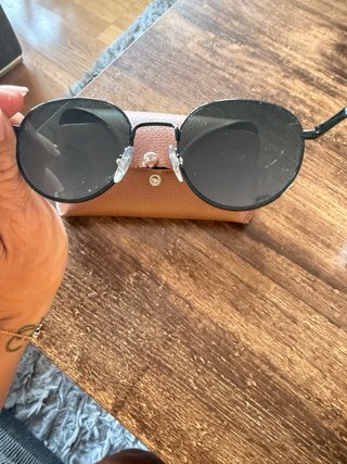 Gafas de Sol Ray-Ban Redondas Marrón/Negro