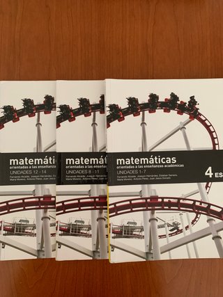 Libro Matemáticas 4 ESO