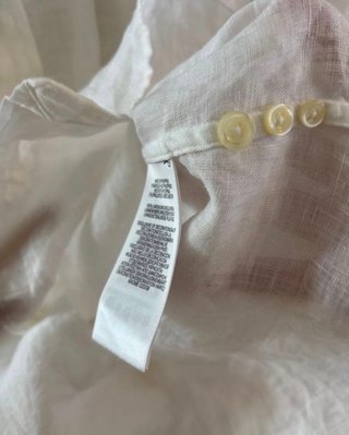 Camisa Ralph Lauren Lino Blanca