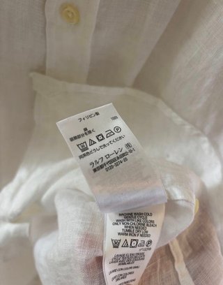 Camisa Ralph Lauren Lino Blanca