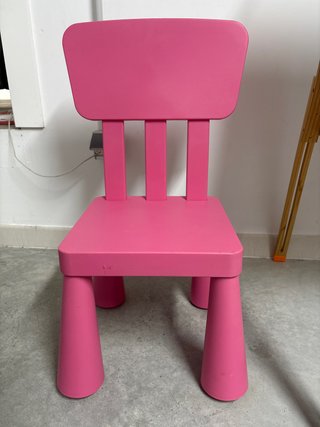 Sillas infantiles rosas (2 unidades)