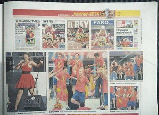 Periódico AS 3 Julio 2012 España Campeona Europa