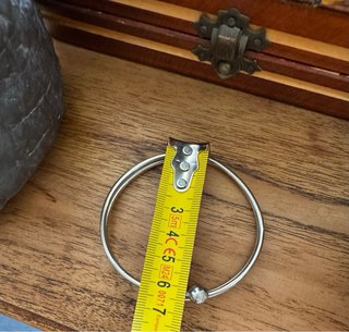 Brazalete pulsera vintage plateado