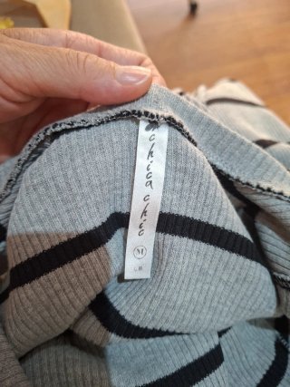 Vestido de  rayas