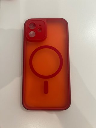 iPhone 12 Rojo ( con funda )