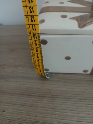 Scatola ceramica smaltata decorata regalo