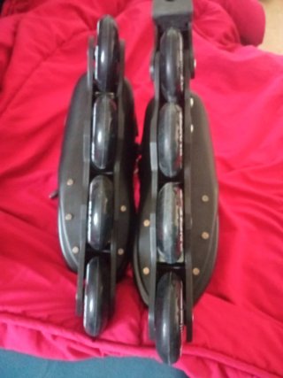 Patines en línea negros talla 42