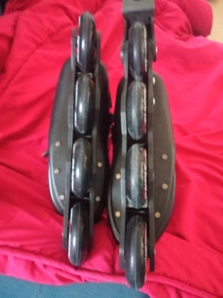 Patines en línea negros talla 42