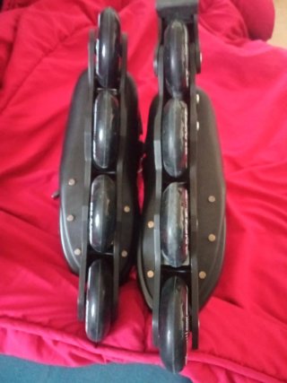 Patines en línea negros talla 42
