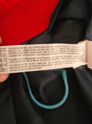 Cazadora Bomber Roja Hombre