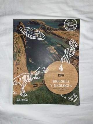 Libro Biologia Geologia 4 eso ,1 Trimestre (Murcia