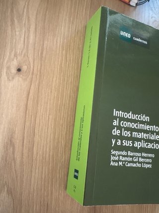 INTRODUCCIÓN AL CONOCIMIENTO DE LOS MATERIALES ...