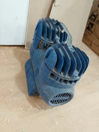 Compresor de aire azul