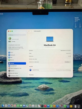 MacBook Air M2 15 256GB Blanco Estrella