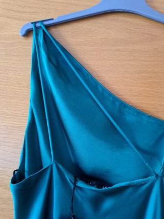 Vestido Largo Zara Saten a Estrenar con Etiqueta.