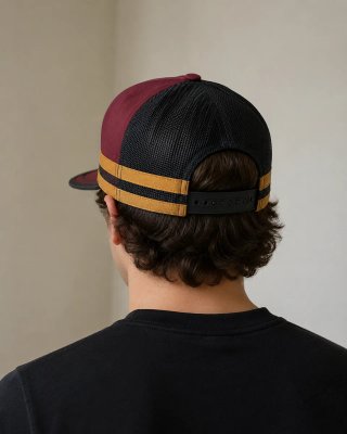 Gorra Alpinestars Plana Negra y Roja nueva