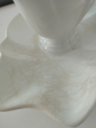 Antigua salsera de porcelana sevillana